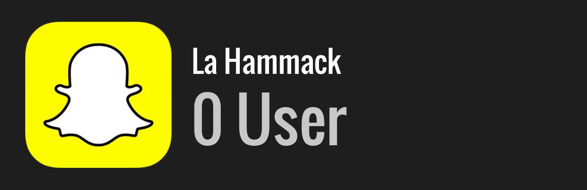 La Hammack snapchat