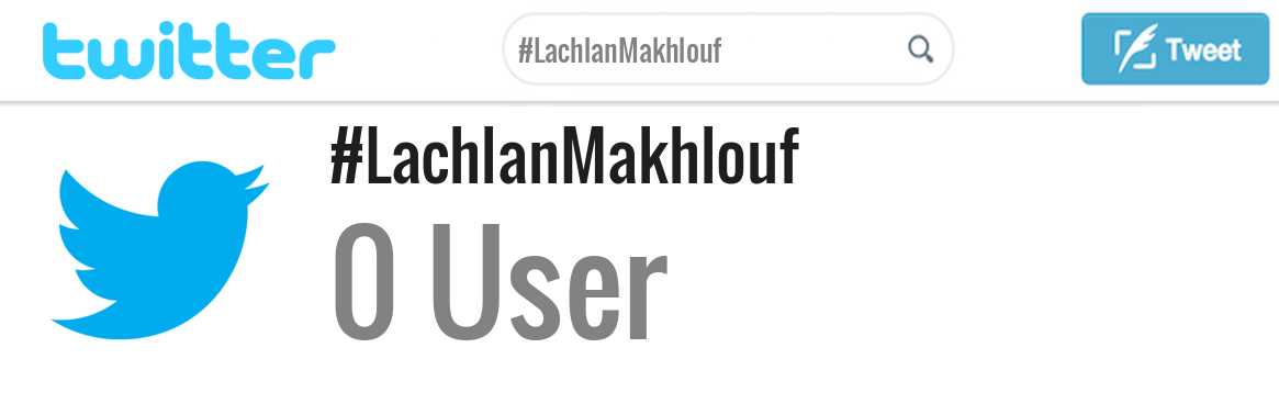Lachlan Makhlouf twitter account