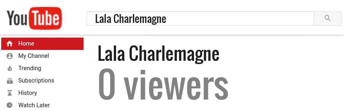 Lala Charlemagne youtube subscribers