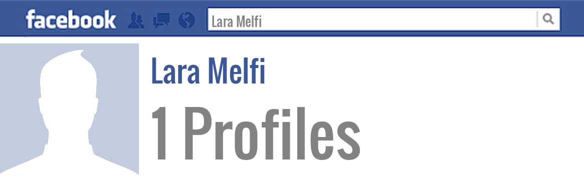 Lara Melfi facebook profiles