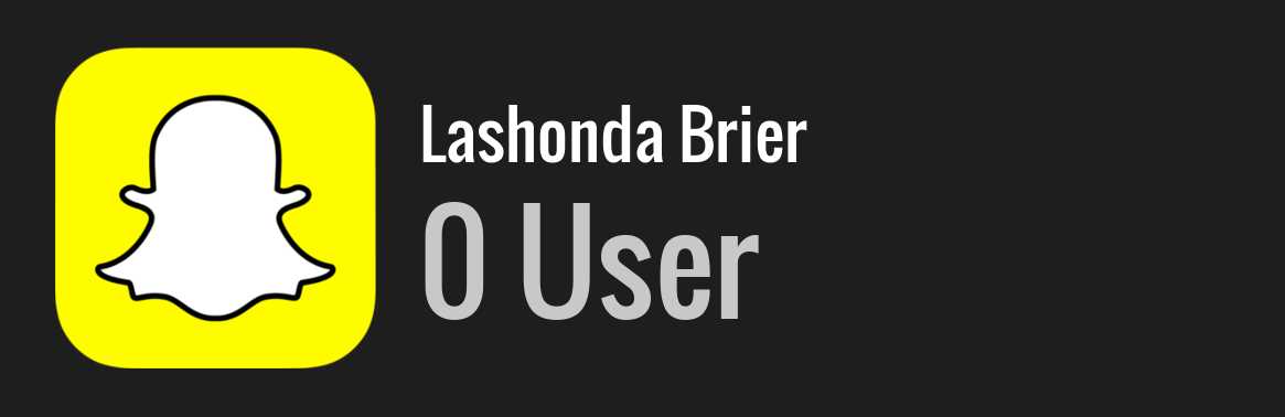 Lashonda Brier snapchat