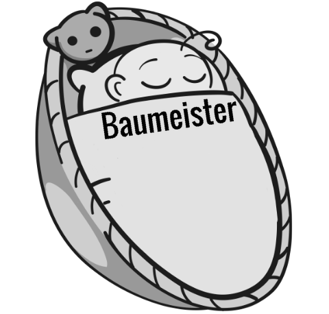 Baumeister sleeping baby