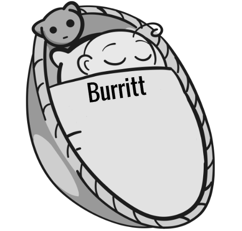 Burritt sleeping baby