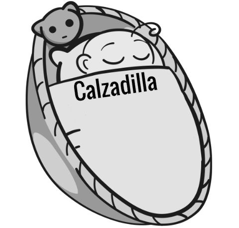 Calzadilla sleeping baby