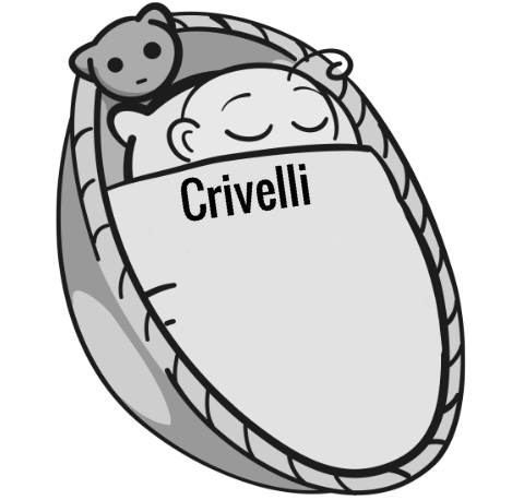 Crivelli sleeping baby