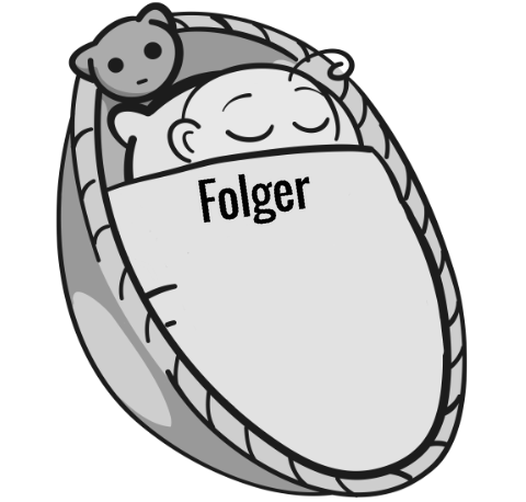 Folger sleeping baby