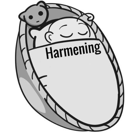 Harmening sleeping baby