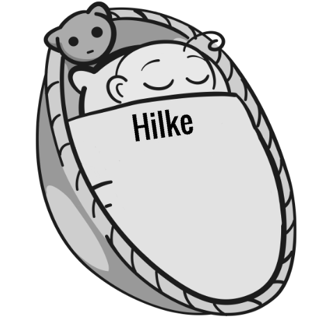 Hilke sleeping baby