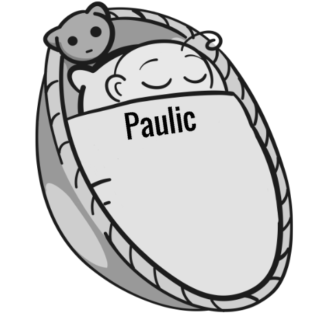 Paulic sleeping baby