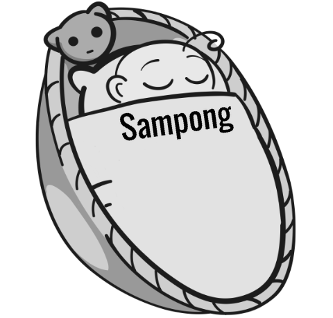 Sampong sleeping baby