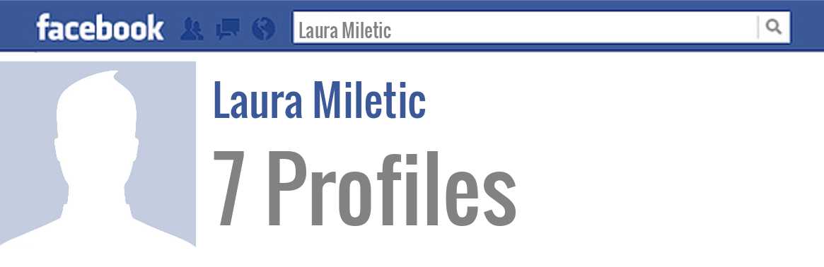 Laura Miletic facebook profiles