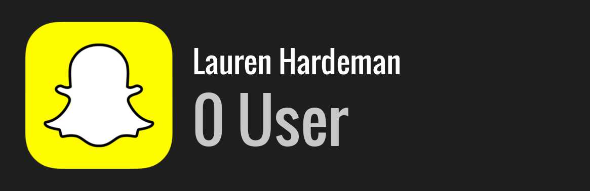 Lauren Hardeman snapchat