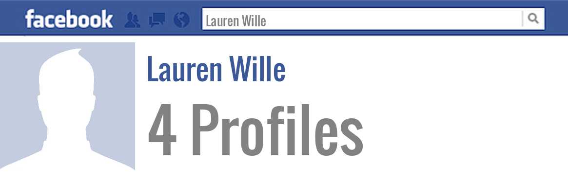 Lauren Wille facebook profiles