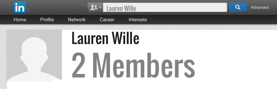 Lauren Wille linkedin profile