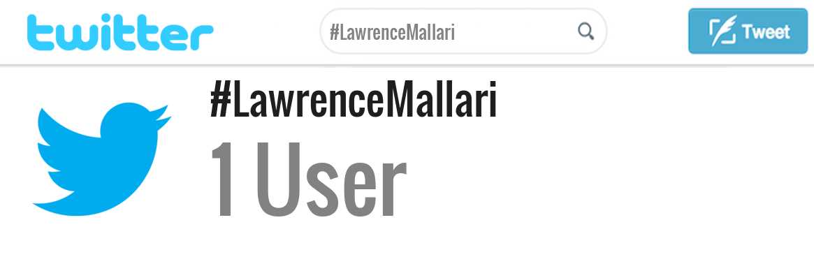 Lawrence Mallari twitter account