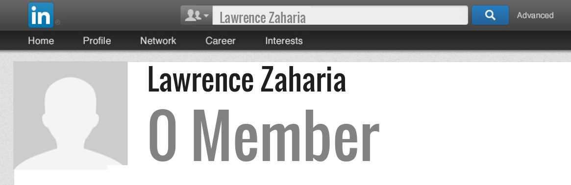 Lawrence Zaharia linkedin profile