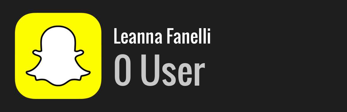 Leanna Fanelli snapchat