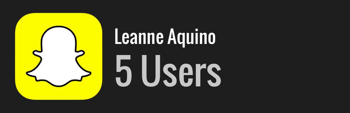 Leanne Aquino snapchat