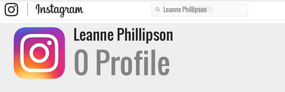 Leanne Phillipson instagram account