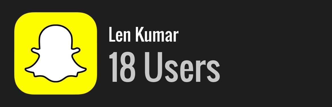 Len Kumar snapchat