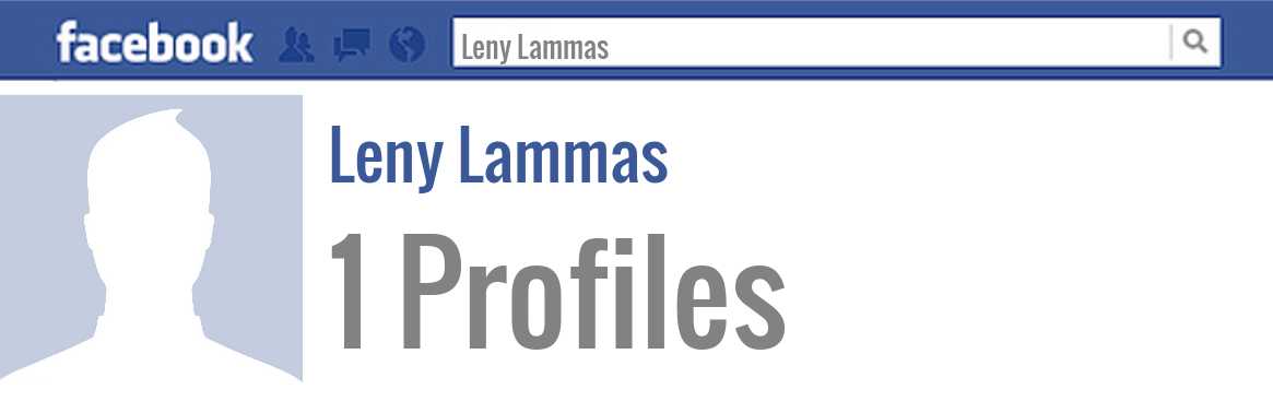 Leny Lammas facebook profiles