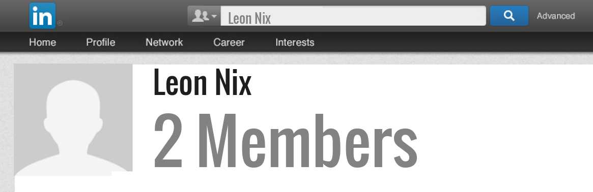 Leon Nix linkedin profile