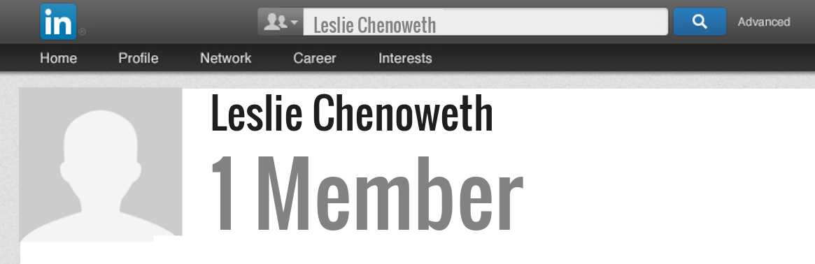 Leslie Chenoweth linkedin profile