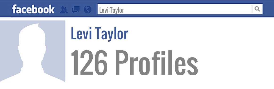 Levi Taylor facebook profiles