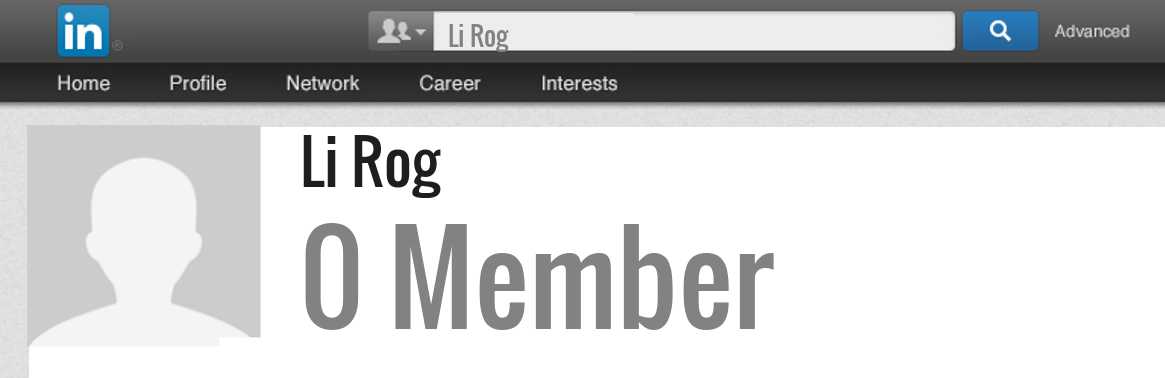 Li Rog linkedin profile