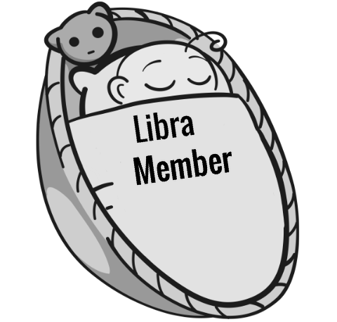 Libra Member sleeping baby