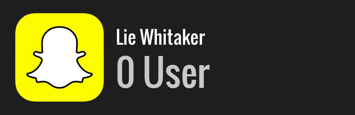 Lie Whitaker snapchat