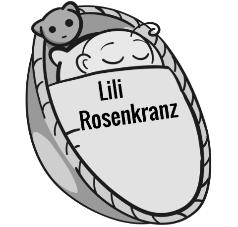 Lili Rosenkranz sleeping baby