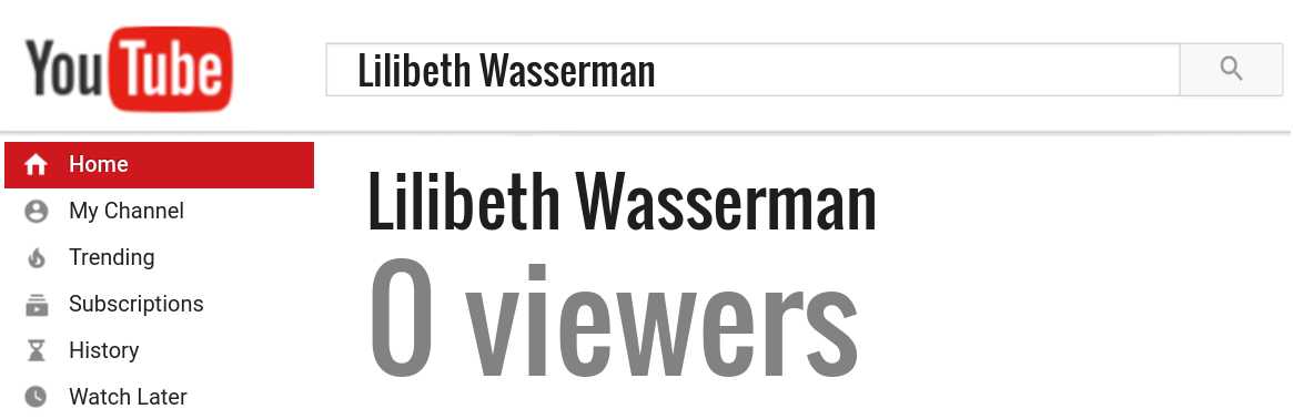 Lilibeth Wasserman youtube subscribers