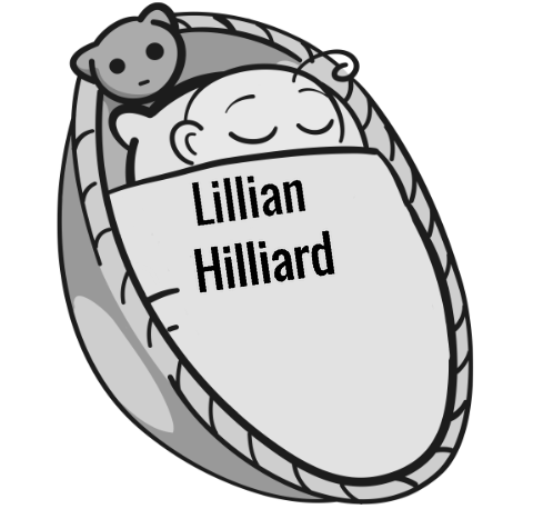 Lillian Hilliard sleeping baby
