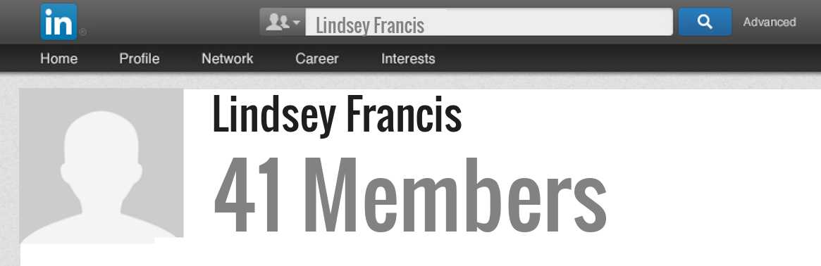 Lindsey Francis linkedin profile