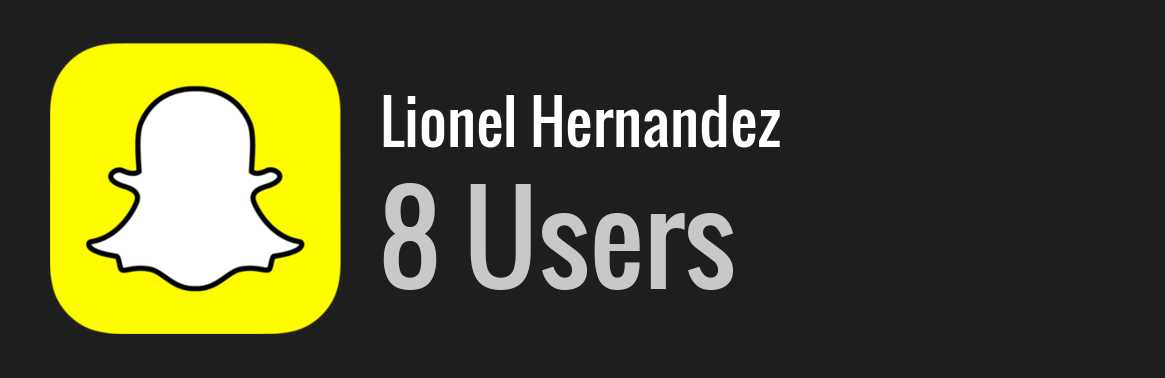 Lionel Hernandez snapchat
