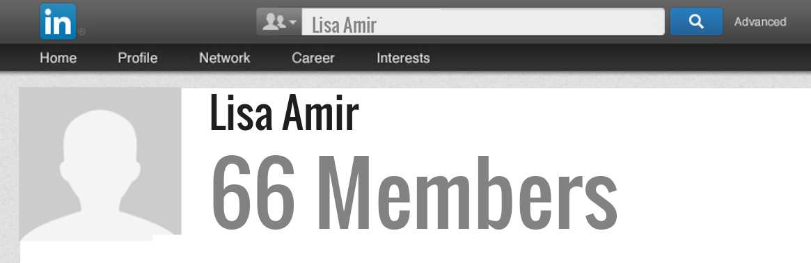 Lisa Amir linkedin profile