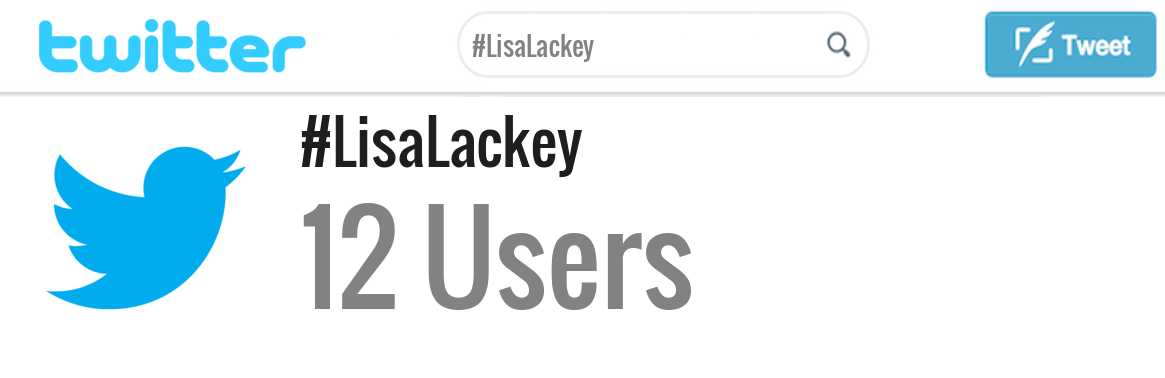 Lisa Lackey twitter account