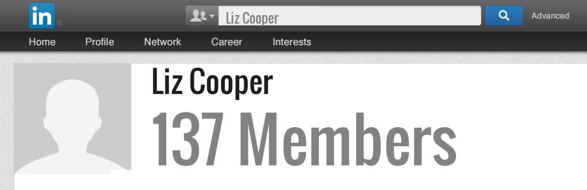 Liz Cooper linkedin profile