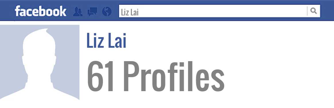 Liz Lai facebook profiles