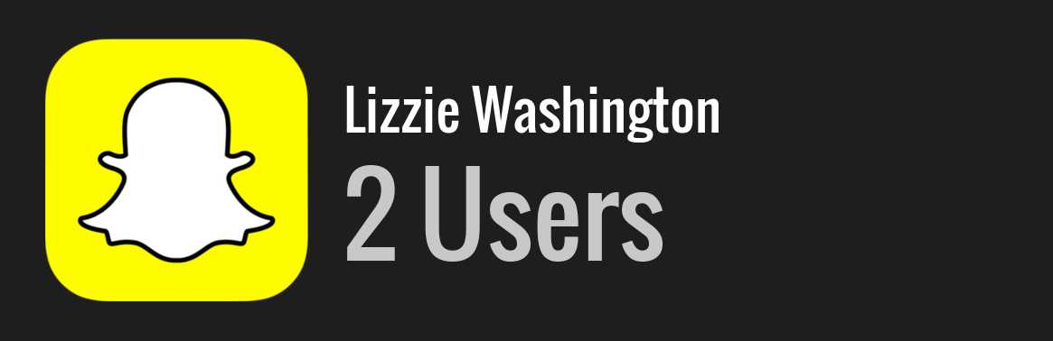 Lizzie Washington snapchat