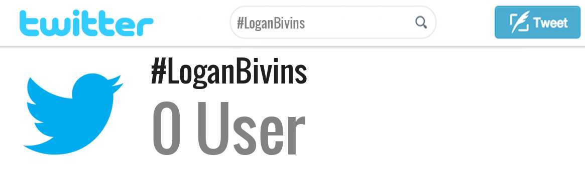 Logan Bivins twitter account