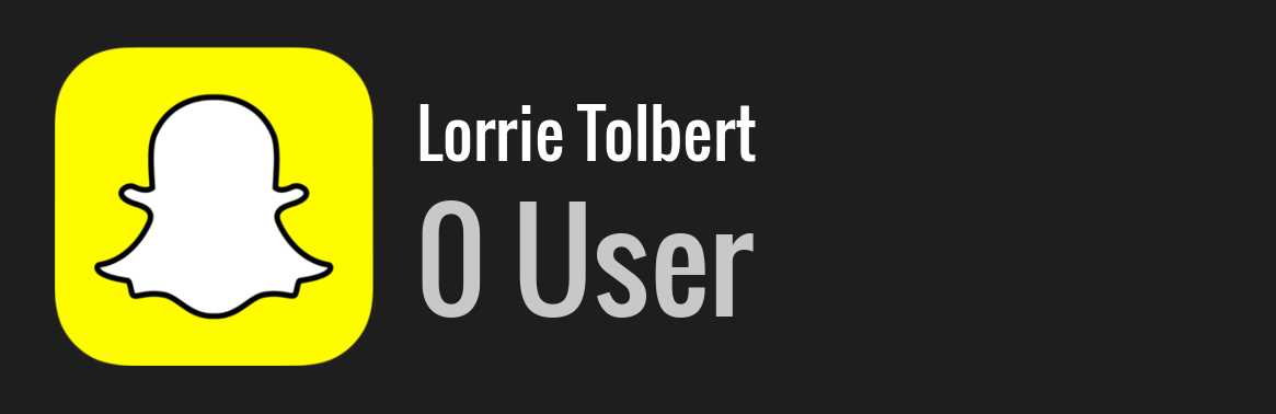 Lorrie Tolbert snapchat
