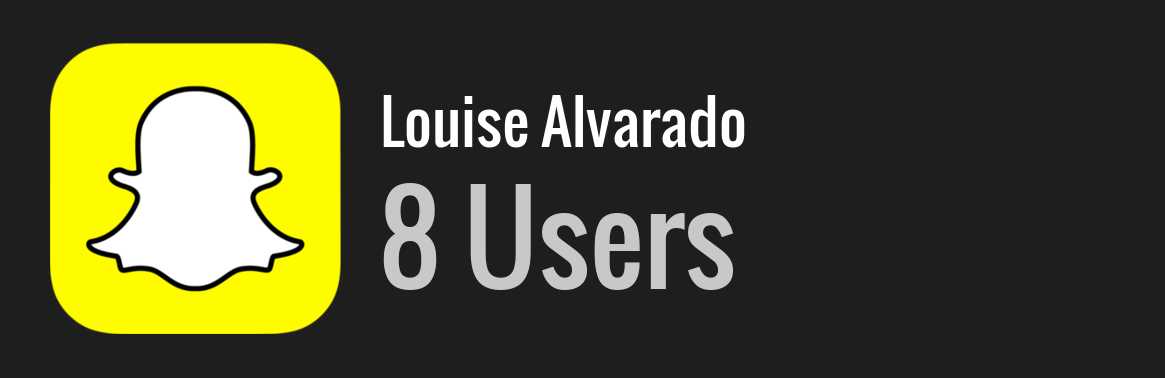 Louise Alvarado snapchat