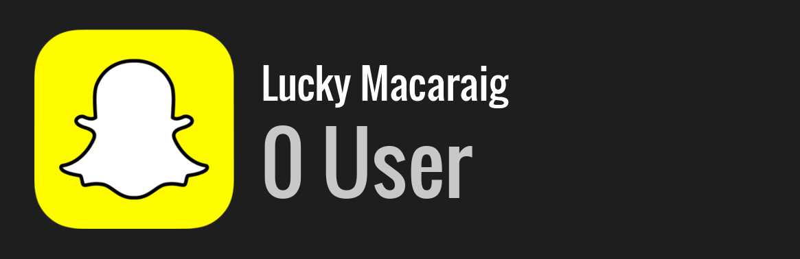 Lucky Macaraig snapchat