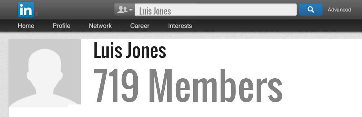 Luis Jones linkedin profile
