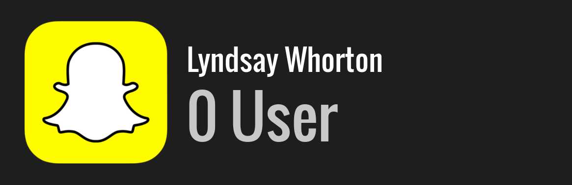 Lyndsay Whorton snapchat