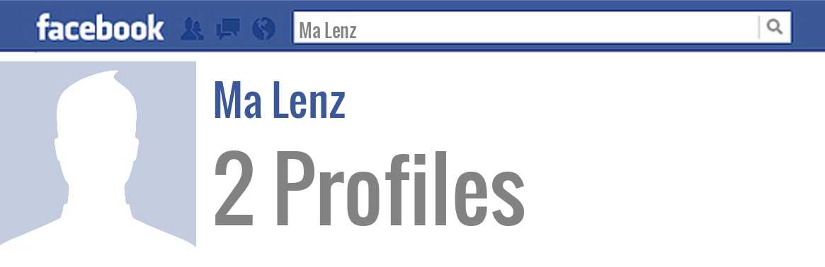 Ma Lenz facebook profiles