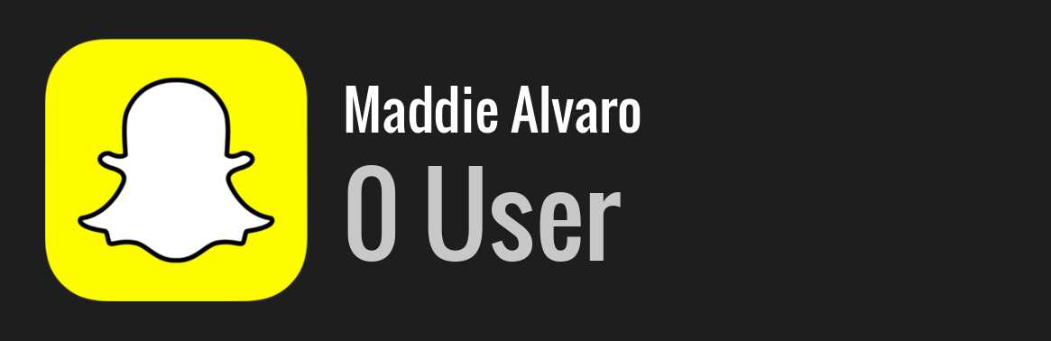 Maddie Alvaro snapchat