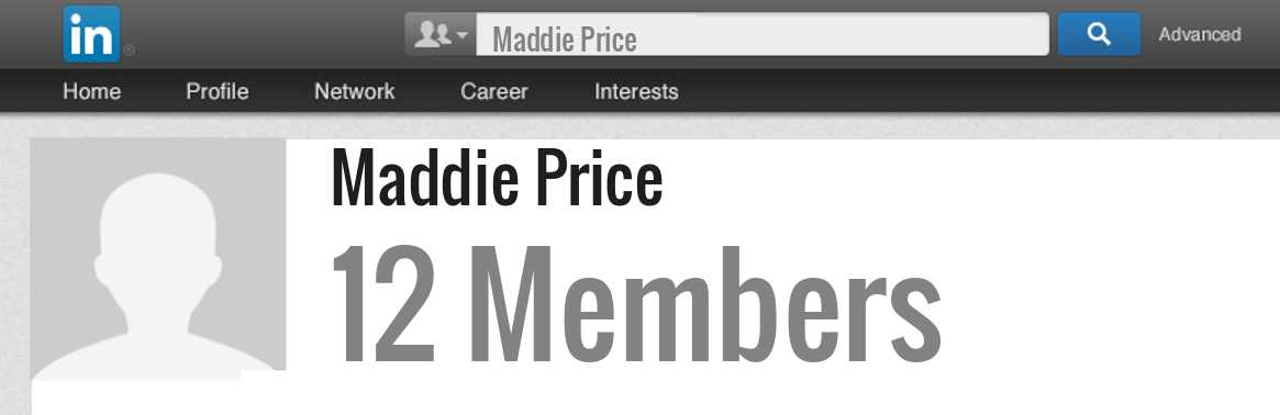 Maddie Price linkedin profile